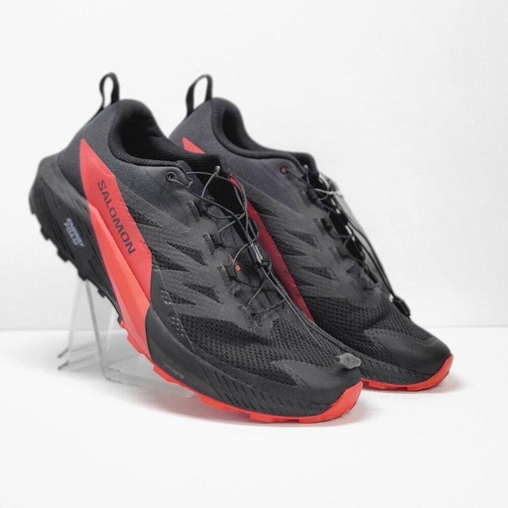 SALOMON sense ride 5 trail running shoes Sz 12  NEW